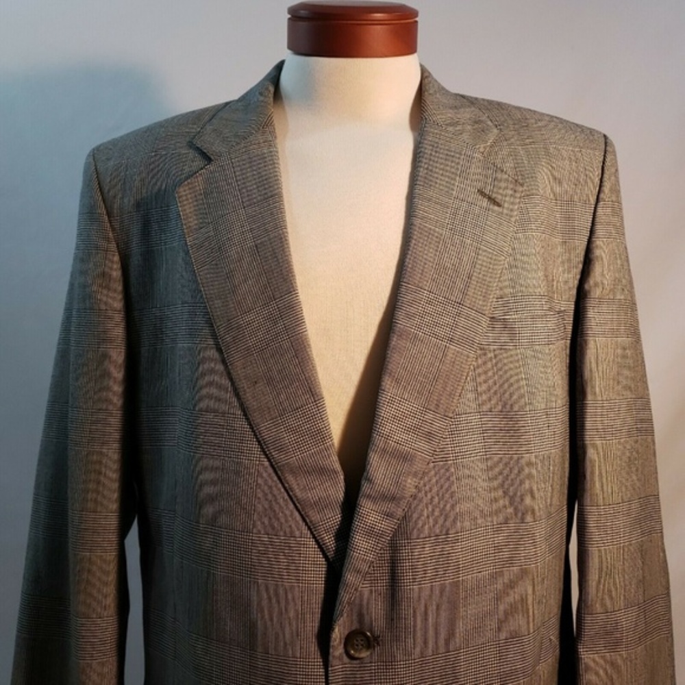 Boston traders Mens Sport Coat Jacket Size 42L Sil - Picture 4 of 8